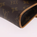 LOUIS VUITTON Monogram Pochette Florentine Waist Bag M51855 LV Auth 203670V-16