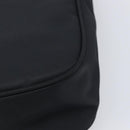 FENDI Shoulder Bag Nylon Black Silver Auth 203677A-16