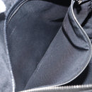 FENDI Shoulder Bag Nylon Black Silver Auth 203677A-24