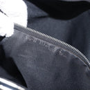 FENDI Shoulder Bag Nylon Black Silver Auth 203677A-12
