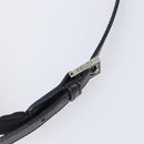 FENDI Shoulder Bag Nylon Black Silver Auth 203677A-9