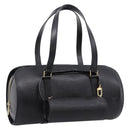 LOUIS VUITTON Epi Soufflot Hand Bag Black M52222 LV Auth 203679V-1