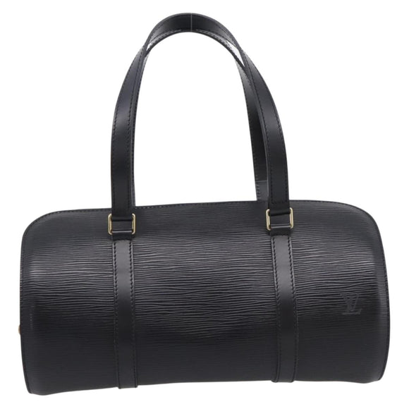 LOUIS VUITTON Epi Soufflot Hand Bag Black M52222 LV Auth 203679V