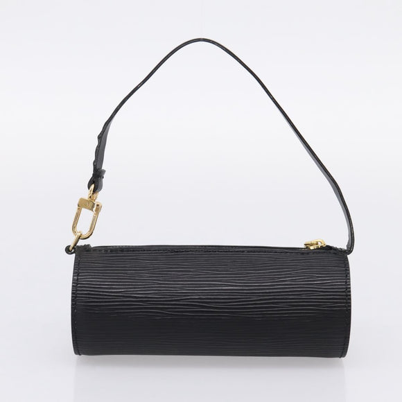 LOUIS VUITTON Epi Soufflot Hand Bag Black M52222 LV Auth 203679V