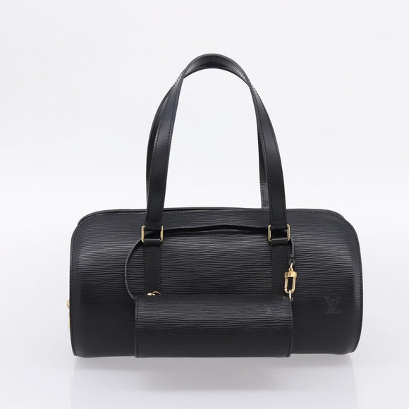 LOUIS VUITTON Epi Soufflot Hand Bag Black M52222 LV Auth 203679V