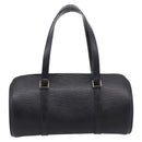 LOUIS VUITTON Epi Soufflot Hand Bag Black M52222 LV Auth 203679V-2