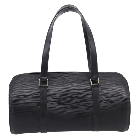 LOUIS VUITTON Epi Soufflot Hand Bag Black M52222 LV Auth 203679V