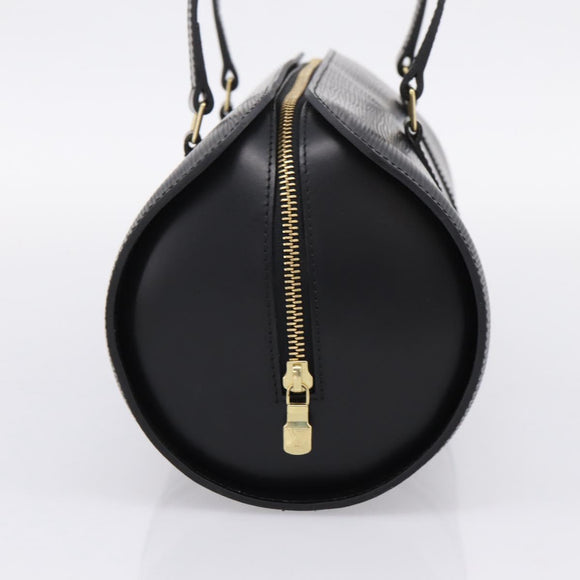 LOUIS VUITTON Epi Soufflot Hand Bag Black M52222 LV Auth 203679V