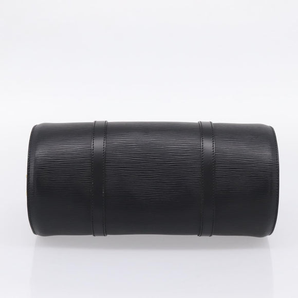 LOUIS VUITTON Epi Soufflot Hand Bag Black M52222 LV Auth 203679V