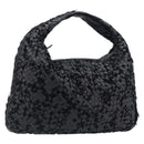 BOTTEGA VENETA INTRECCIATO Shoulder Bag Leather Black Auth 203683-1