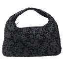 BOTTEGA VENETA INTRECCIATO Shoulder Bag Leather Black Auth 203683-13