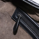 BOTTEGA VENETA INTRECCIATO Shoulder Bag Leather Black Auth 203683-21