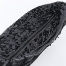 BOTTEGA VENETA INTRECCIATO Shoulder Bag Leather Black Auth 203683-6