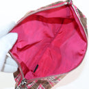 PRADA Eco Bag Nylon Pink Silver Auth 203684A-29