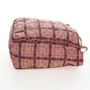 PRADA Eco Bag Nylon Pink Silver Auth 203684A-4