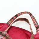PRADA Eco Bag Nylon Pink Silver Auth 203684A-14
