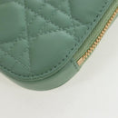 Christian Dior Cannage Chain Shoulder Phone Pouch Lamb Skin 2way Auth 203691V-19