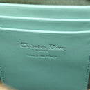 Christian Dior Cannage Chain Shoulder Phone Pouch Lamb Skin 2way Auth 203691V-23