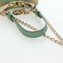Christian Dior Cannage Chain Shoulder Phone Pouch Lamb Skin 2way Auth 203691V-7