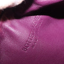 BOTTEGA VENETA Jody Mini Hand Bag Shearing Purple Gold Auth 203692M-18