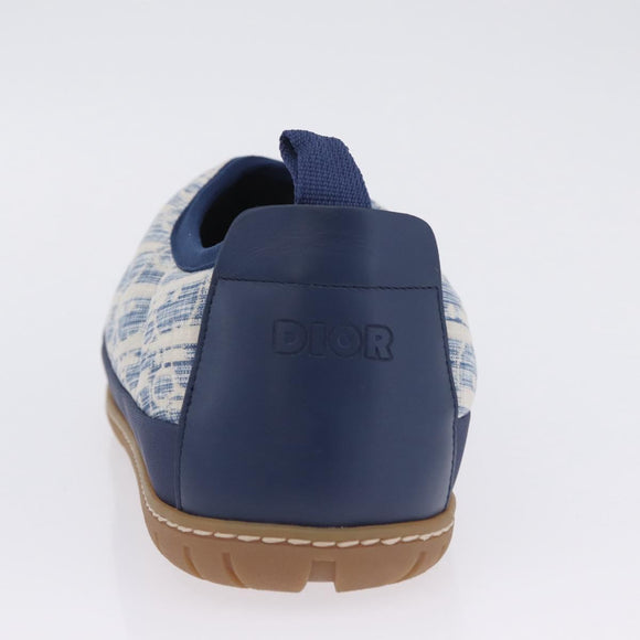 Christian Dior Snow Shoes Trotter Canvas Blue Auth 203701M