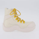 BOTTEGA VENETA Paddle Bomber Boule Shoes Nylon 36 Ivory Auth 203702M-26