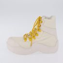 BOTTEGA VENETA Paddle Bomber Boule Shoes Nylon 36 Ivory Auth 203702M-27