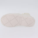 BOTTEGA VENETA Paddle Bomber Boule Shoes Nylon 36 Ivory Auth 203702M-30