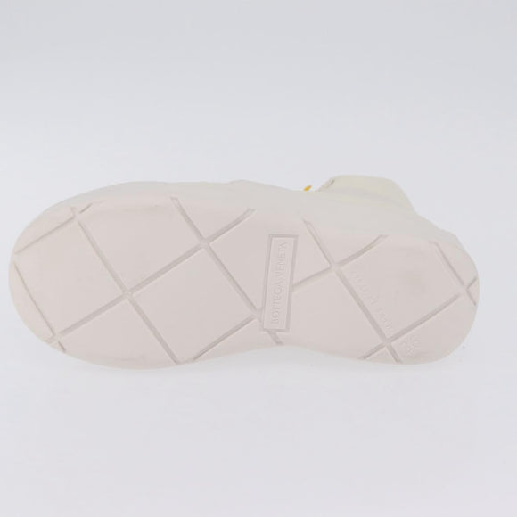 BOTTEGA VENETA Paddle Bomber Boule Shoes Nylon 36 Ivory Auth 203702M