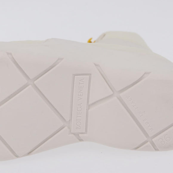 BOTTEGA VENETA Paddle Bomber Boule Shoes Nylon 36 Ivory Auth 203702M