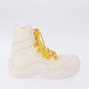 BOTTEGA VENETA Paddle Bomber Boule Shoes Nylon 36 Ivory Auth 203702M-4