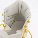 BOTTEGA VENETA Paddle Bomber Boule Shoes Nylon 36 Ivory Auth 203702M-40