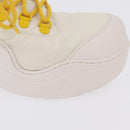 BOTTEGA VENETA Paddle Bomber Boule Shoes Nylon 36 Ivory Auth 203702M-5