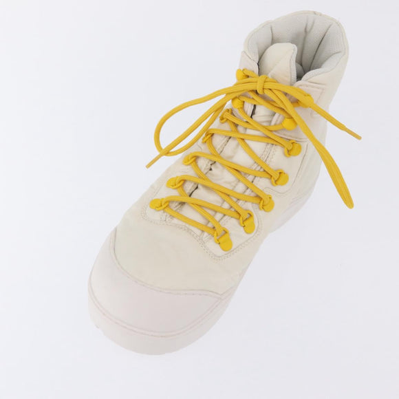 BOTTEGA VENETA Paddle Bomber Boule Shoes Nylon 36 Ivory Auth 203702M