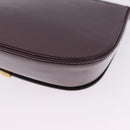 SAINT LAURENT Voltaire Shoulder Bag Patent Leather Bordeaux Gold Auth 203703SAV-13