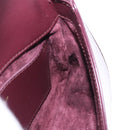 SAINT LAURENT Voltaire Shoulder Bag Patent Leather Bordeaux Gold Auth 203703SAV-20