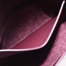 SAINT LAURENT Voltaire Shoulder Bag Patent Leather Bordeaux Gold Auth 203703SAV-22