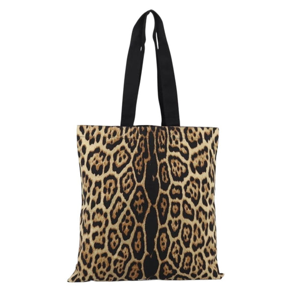 SAINT LAURENT Tote Bag Canvas Beige Auth 203704A