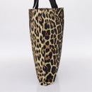 SAINT LAURENT Tote Bag Canvas Beige Auth 203704A-4