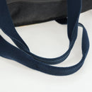 LOEWE Tote Bag Wool 2way Blue Silver Auth 203705M-7