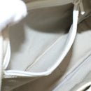 BURBERRY Nova Check Shoulder Bag Canvas Beige Silver Auth 203708-21