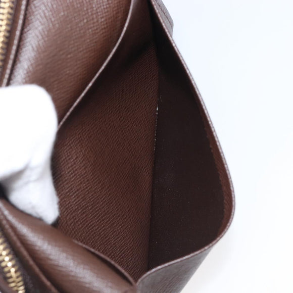 LOUIS VUITTON Porte Monnaie Billets Tresor Wallet N61730 LV Auth 203710V