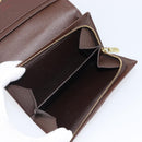 LOUIS VUITTON Porte Monnaie Billets Tresor Wallet N61730 LV Auth 203710V-9