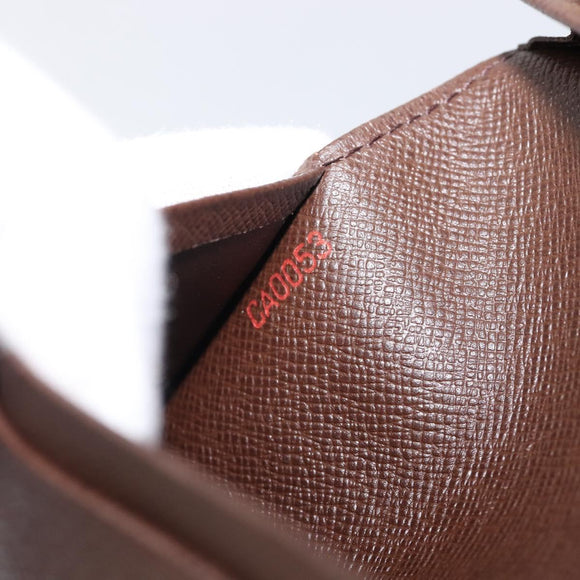 LOUIS VUITTON Porte Monnaie Billets Tresor Wallet N61730 LV Auth 203710V