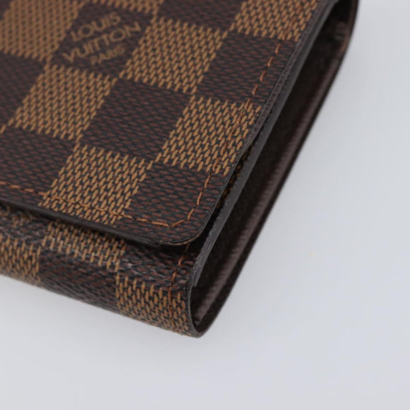 LOUIS VUITTON Porte Monnaie Billets Tresor Wallet N61730 LV Auth 203710V