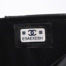 CHANEL Matelasse Compact Wallet Patent Leather Black Gold CC Auth 203711M-20