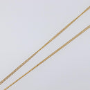 Christian Dior Necklace Metal Gold Tone Auth 203714-11