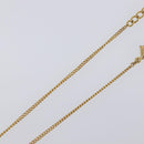 Christian Dior Necklace Metal Gold Tone Auth 203714-12