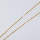 Christian Dior Necklace Metal Gold Tone Auth 203714-5