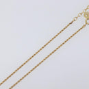 Christian Dior Necklace Metal Gold Tone Auth 203715-12